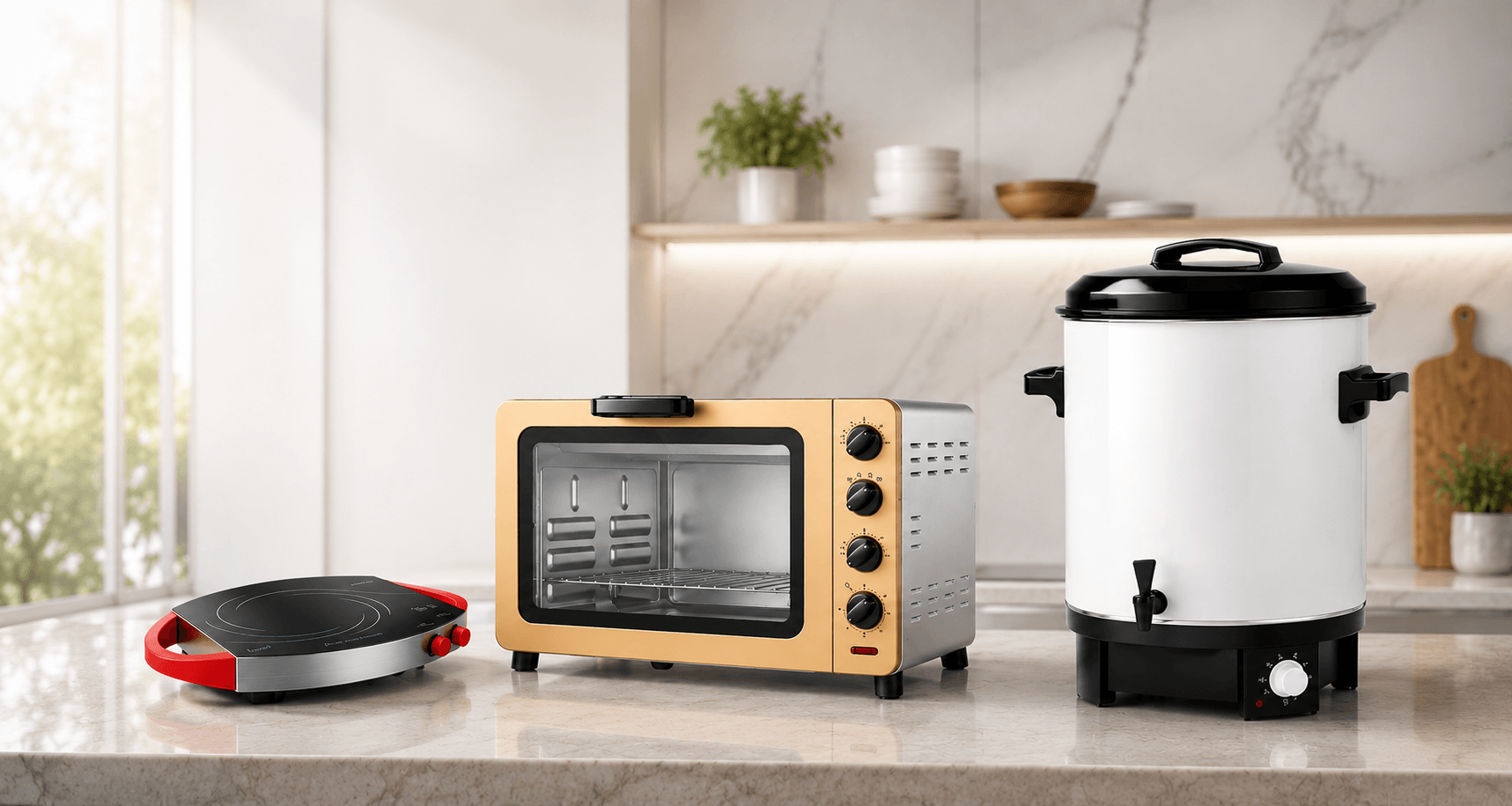 Modern Kitchen with Oven and Ceramic Hob